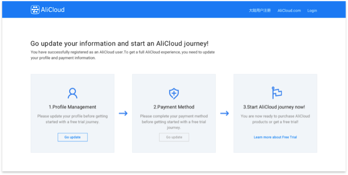 复杂任务引导设计:阿里云国际站上云链路设计探索